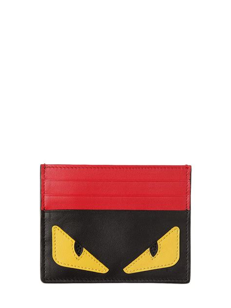 fendi red card holder|fendi card holder men.